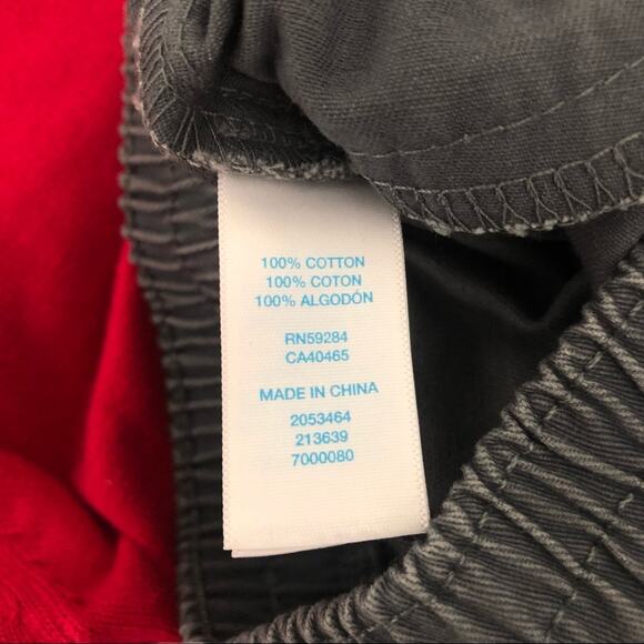 The Children’s Place red reindeer Christmas sweater gray khaki pants - Picture 5 of 6